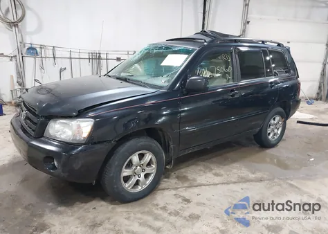 2007 Toyota Highlander V6 z USA, uszkodzony, nr VIN JTEHP21A870197295
